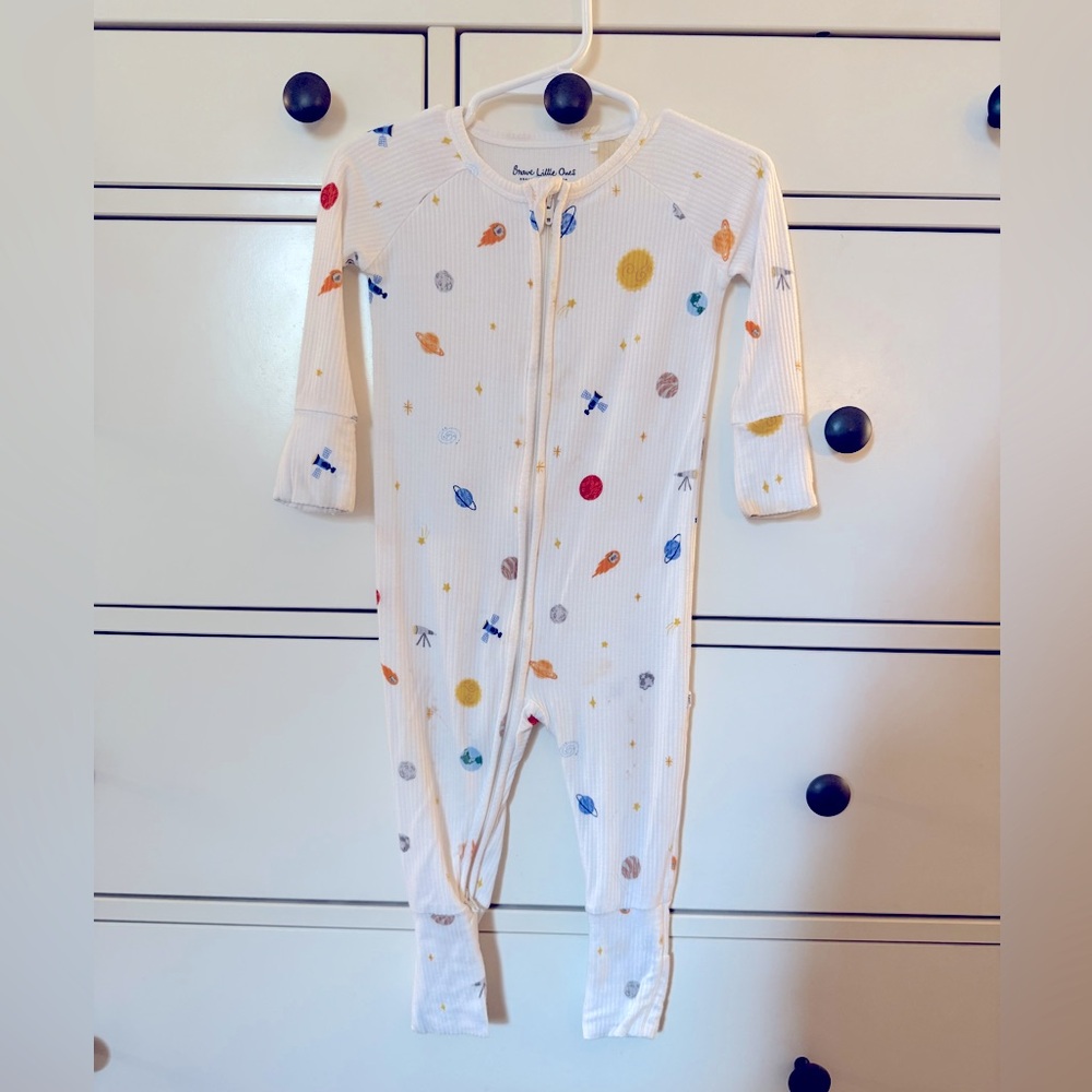 Brave little ones zip romper
